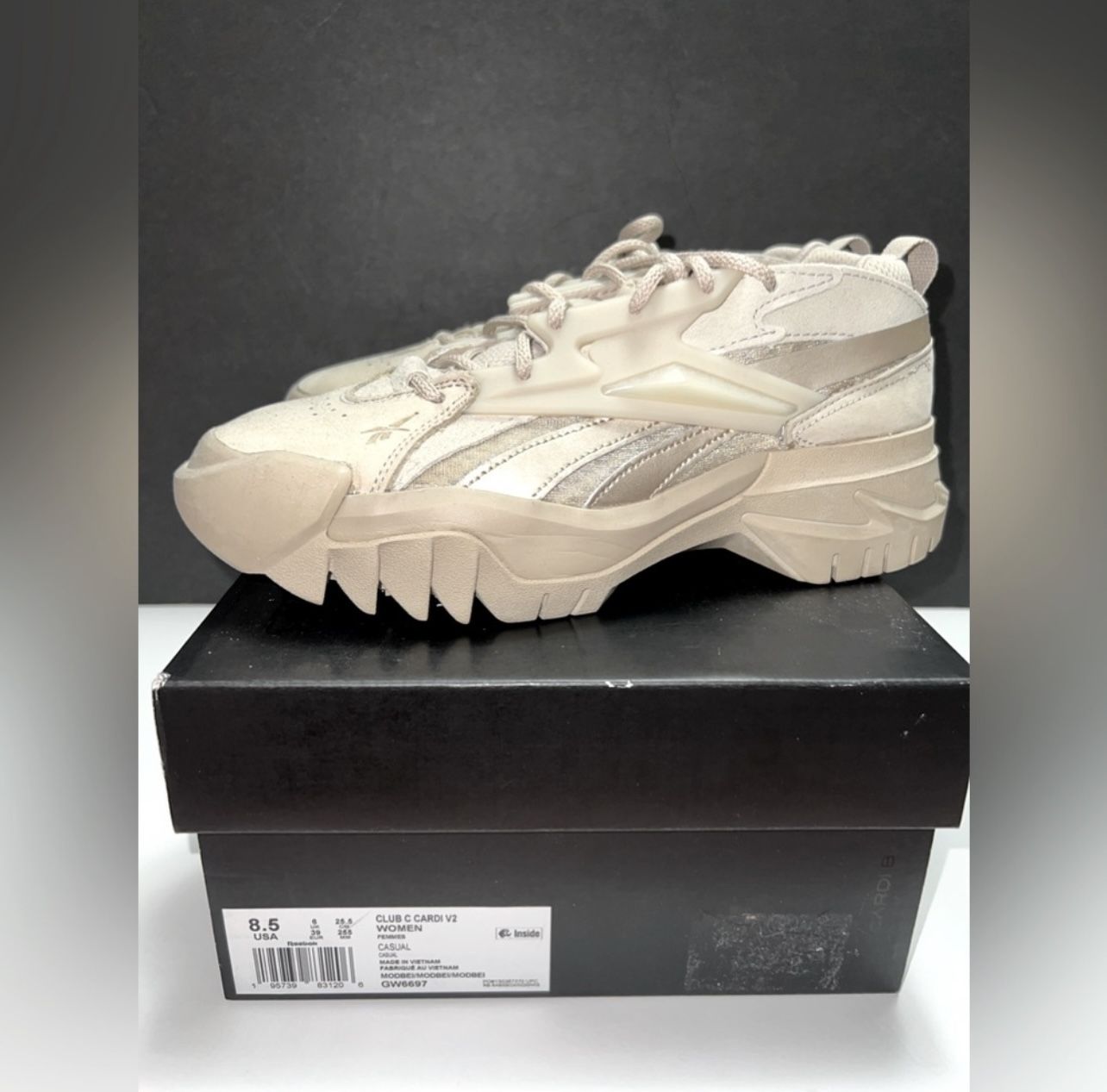 Reebok and Cardi B Club Sneakers