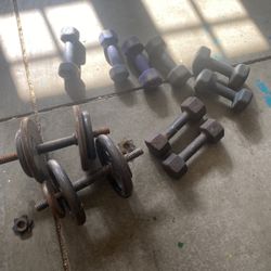 Dumbbells All Different Weights 