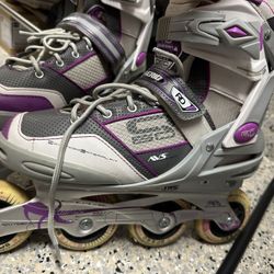 Elegant Purple Roller Blades