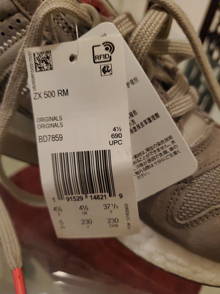 ㊂ Adidas BD7859 Zx 500 Rm Mens US5, EUR37 1/3 Sneakers Shoes Casual