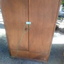 Vintage/Antique Cedar Wardrobe Armoire