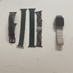 Apple Watch Ultra With Assorted Bands 