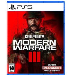 Call Of Duty Modern Warfare 3 III new Sealed PlayStation 5