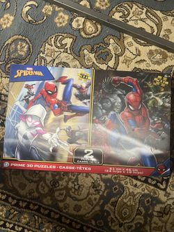 2 Marvel Spider-Man 500pcs 3d Puzzles