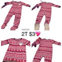 Pajama Girl Great Condition 2t 💖💖💖18