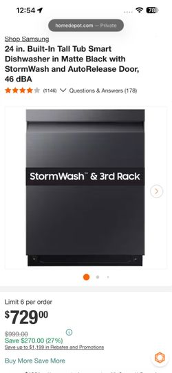 Samsung Dishwasher