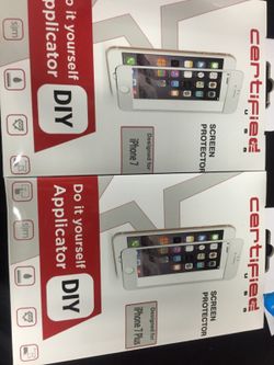 iPhone 7 and 7 plus screen protectors tempered glass full screen protected comes in white or black