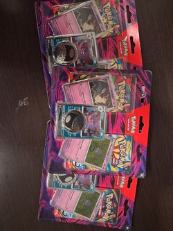 POKEMON THREE CARD BUNDLE WITH POG