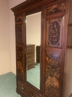 Antique Wardrobe Closet