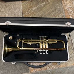 Trumpet With Case And Mouthpiece 