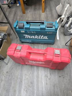 Makita & Milwaukee hard empty cases.