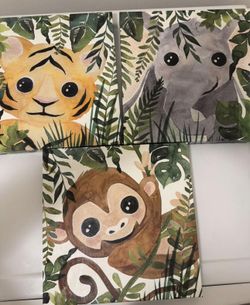 Safari Nursery Canvas