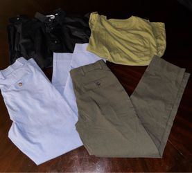 Boys Size 16 - 20 Dress Pants and Shirt Bundle Ralph Lauren Calvin Klein