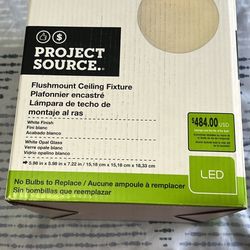 Integrated LED light fixture