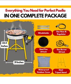 Quemador de paellas profesional 24', nueva en su caja, nunca usada