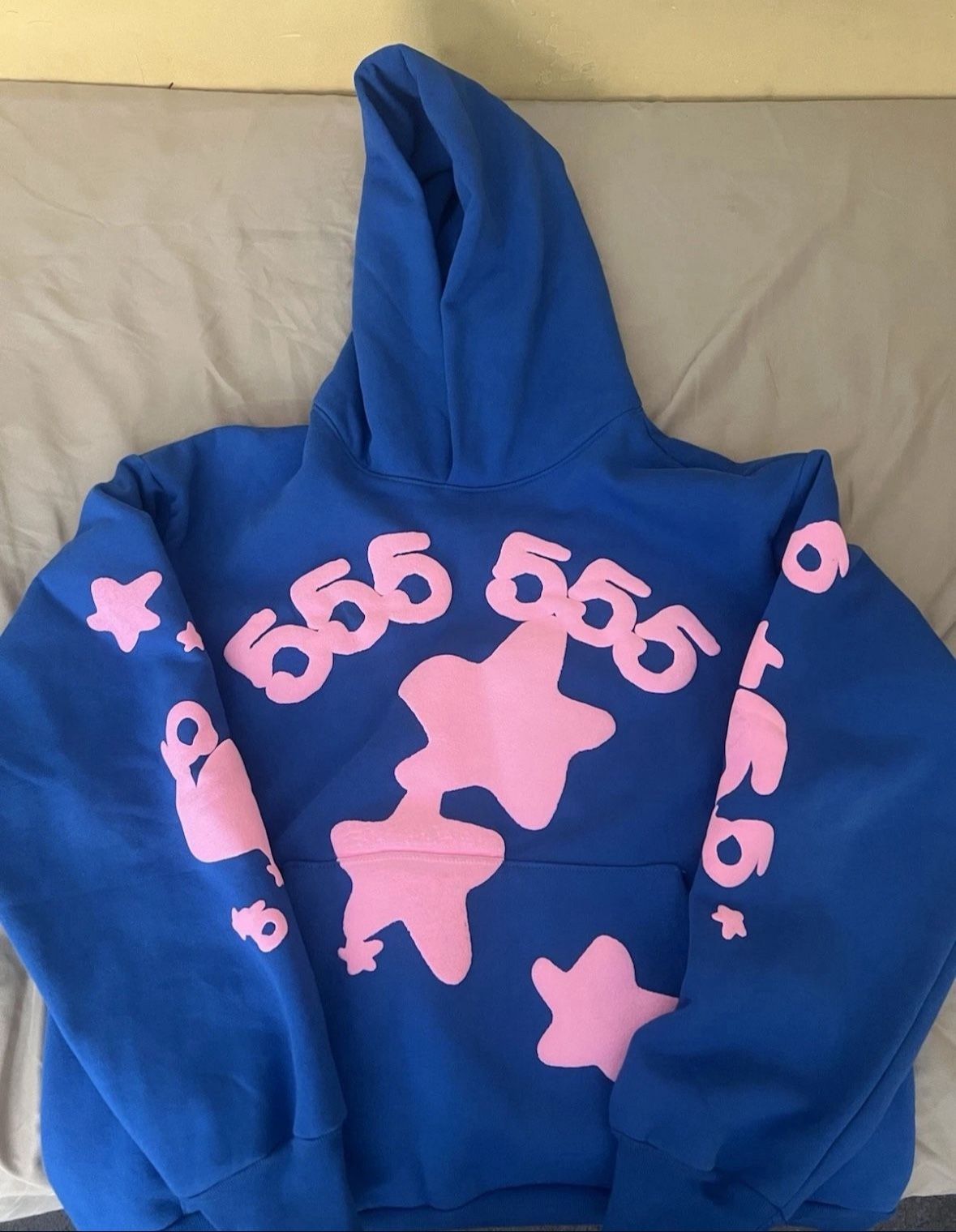 Blue 555 Spider Hoodie