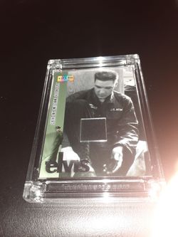 SPOTRSCARD ELVIS PERSONALLY OWN SHIRT SWATCH