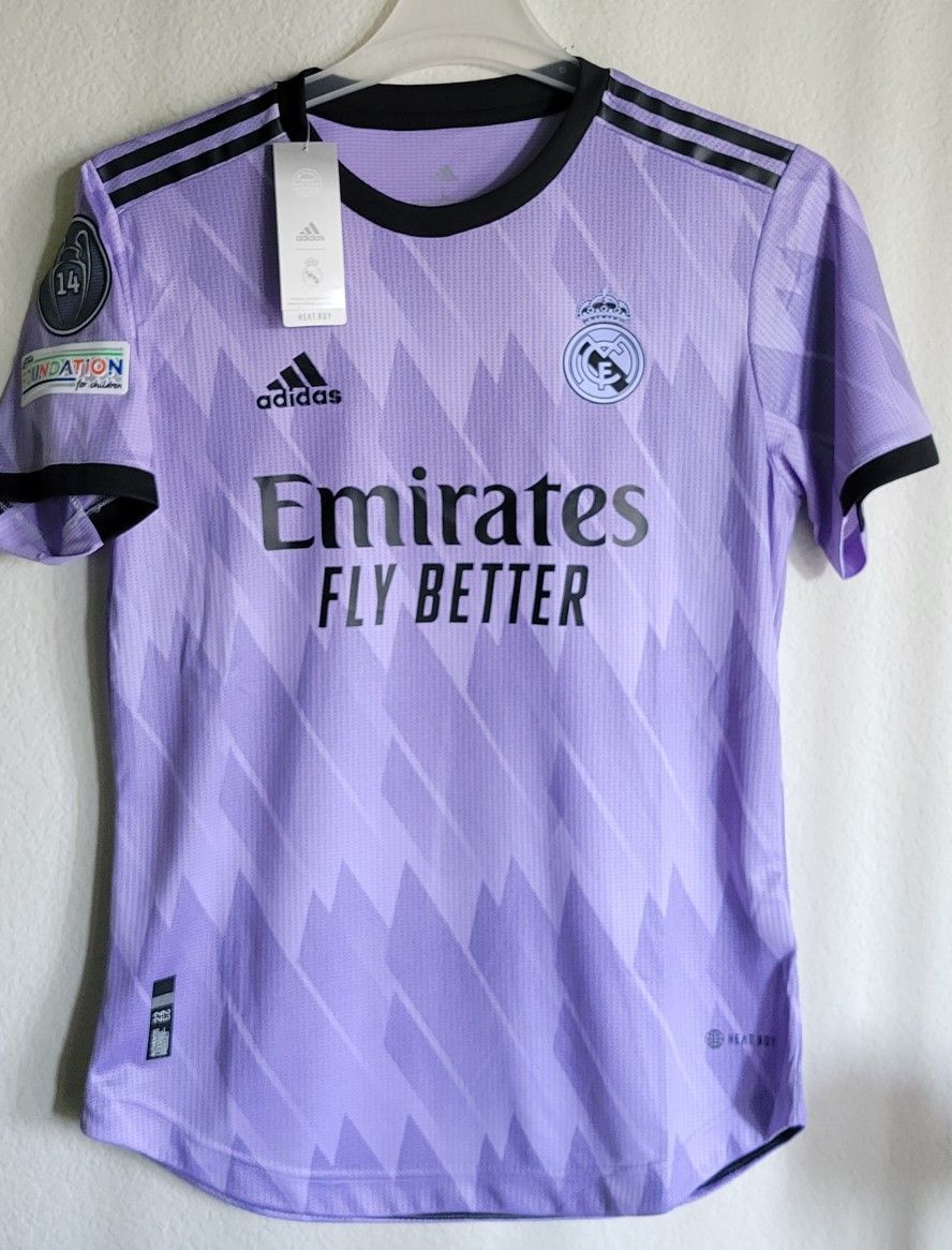 Real Madrid 22/23 Away Jersey - Purple, Men soccer