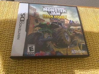 Monster Jam: Urban Assault (Nintendo DS, 2008) Tested Working Complete