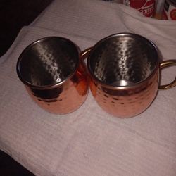 2 Cups ...new Condition $15.00 For Both