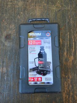 NEW Torin 12-Ton Hydraulic Bottle Jack with Carrying Case (Never Used)