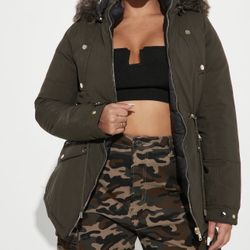 Green/Black Reversible Jacket