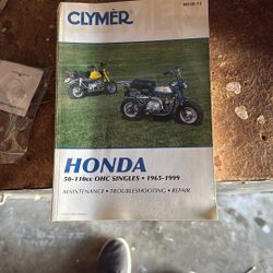 Manual for Honda 50 to 110 cc singles from 1965 to 1999
