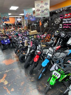 ATV, dirt bike, go kart
