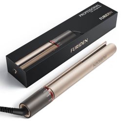 FURIDEN Professional Salon Quality Hair Straightener, Hair Straightener and Curler 2 in 1, Flat Iron Curling Iron in One, Fast Results | Long Lasting