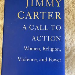 Autograph Jimmy Carter Call To Action Book