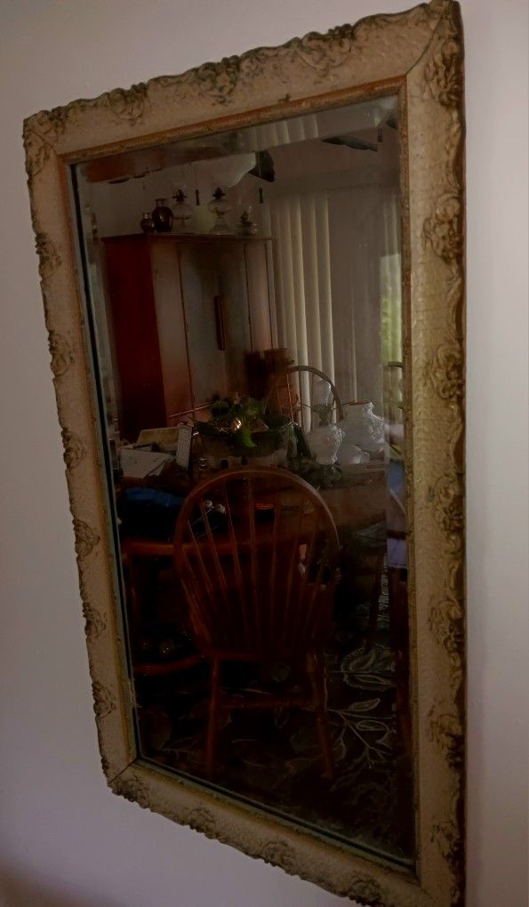 Antique Original Beautiful Aged Mirror