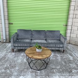 *Free Delivery* Gray Modern Living Spaces Couch Sofa