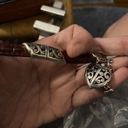 Bracelet With Heart Pendent