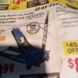 Professional Floor Jack With Rapid Pump