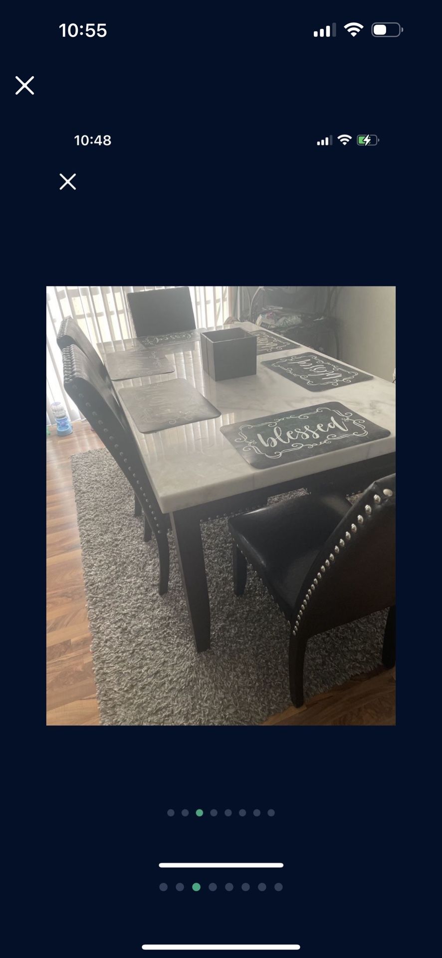 Granite Table Dining Set