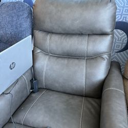 Leather Rocker Recliner  $300 