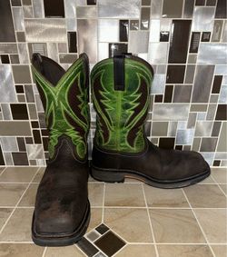 Ariat Work Boots Workhog Square Composite Toe 10020084 Men's size 11EE Ventek