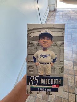 2014 Los Angeles Dodgers stadium-giveaway (SGA) Babe Ruth #35 bobblehead,