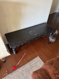 Handcrafted bench