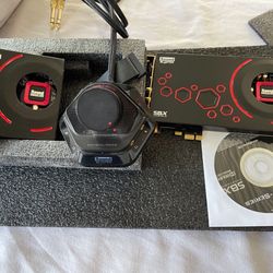 Creative Official PCIe Sound Blaster ZxR Sound Card 24bit/192kH SB-ZXR-R2 MINT