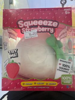 Squeeeze Strawberry Squishy Scented Toy