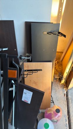 Disassembled Furniture Panels and Shelves