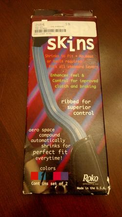 Motorcycle Lever Skins Blue New