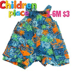 Children place overall size 3-6 months ❤️❤️M18 042426