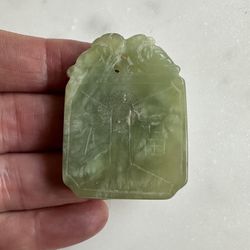 Vintage Chinese Jade Pendant 