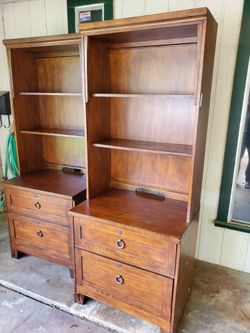 Dark Oak Mission Bookcases