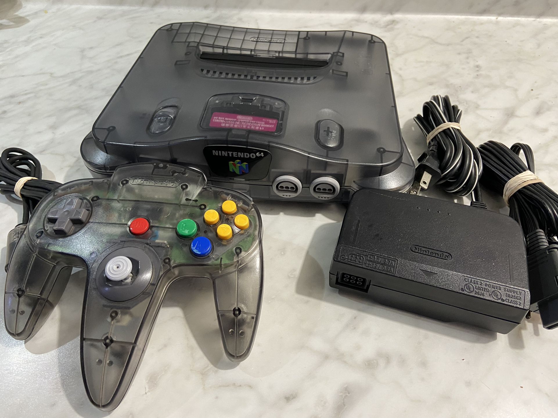 Nintendo 64 Smoke Grey Tested (American Console) 