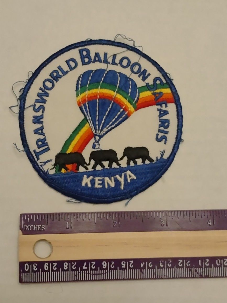 Nice Transworld Balloon Safaris Patch