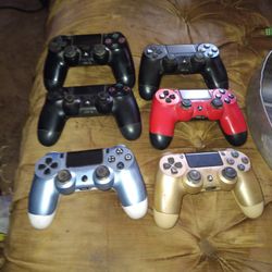 6 Ps4 Controllers And 16 Games 