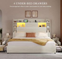 Queen bed frame/ brand new
